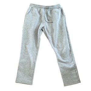 MEN’S HEAVY FLEECE LINED JOGGERS/LOUNGE TRACK PANTS Heather Grey See Measurement